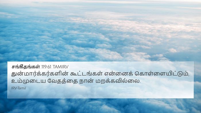 சங்கீதங்கள் 119:61 TAMIRV Bible Verse Image