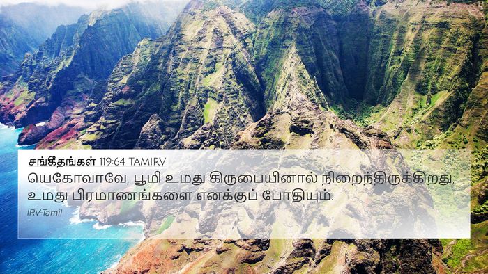 சங்கீதங்கள் 119:64 TAMIRV Bible Verse Image