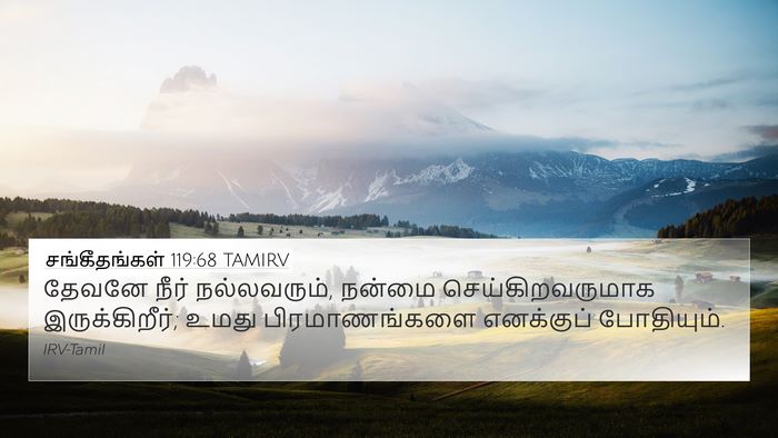 சங்கீதங்கள் 119:68 TAMIRV Bible Verse Image