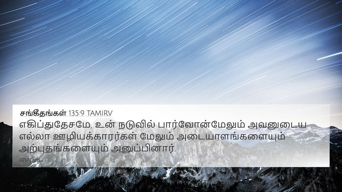 சங்கீதங்கள் 135:9 TAMIRV Bible Verse Image