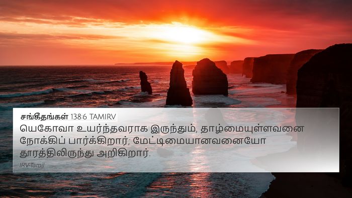 சங்கீதங்கள் 138:6 TAMIRV Bible Verse Image