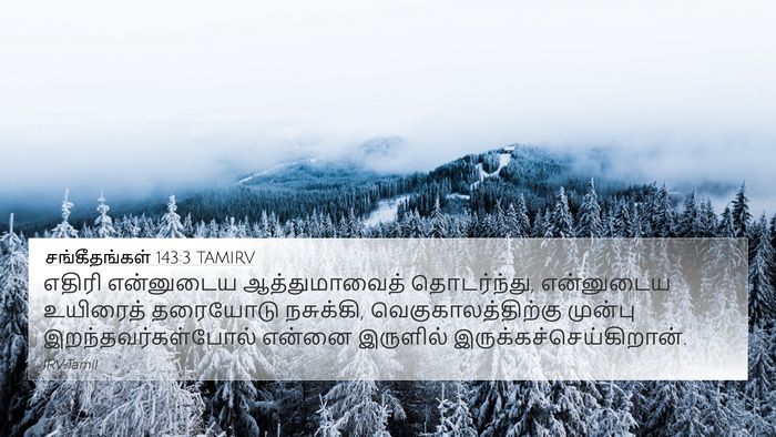 சங்கீதங்கள் 143:3 TAMIRV Bible Verse Image