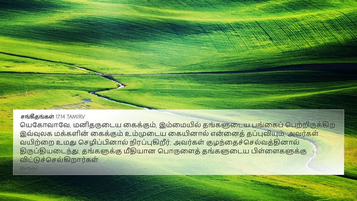 சங்கீதங்கள் 17:14 TAMIRV Bible Verse Image