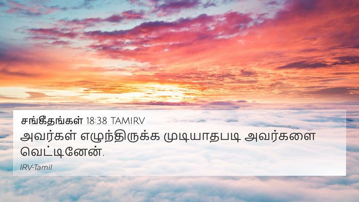 சங்கீதங்கள் 18:38 TAMIRV Bible Verse Image