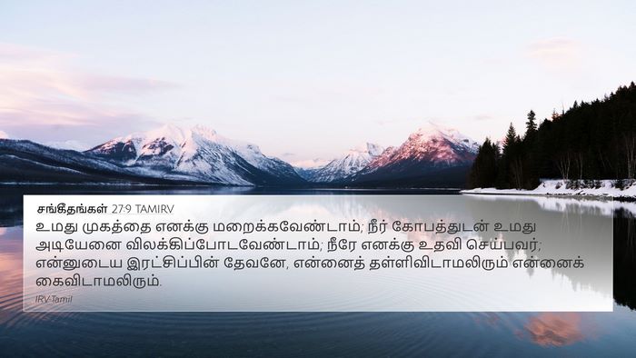 சங்கீதங்கள் 27:9 TAMIRV Bible Verse Image