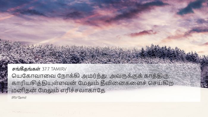 சங்கீதங்கள் 37:7 TAMIRV Bible Verse Image