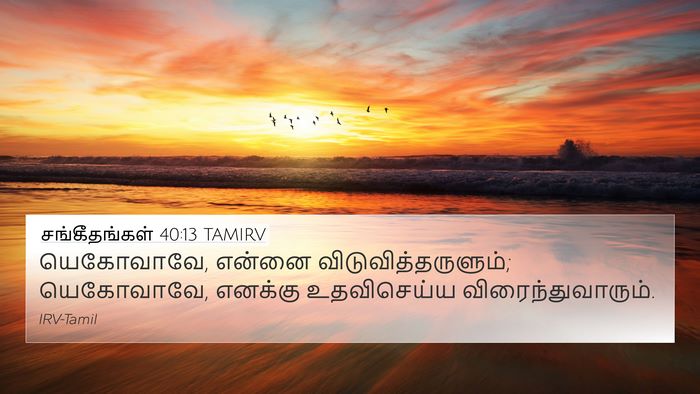 சங்கீதங்கள் 40:13 TAMIRV Bible Verse Image