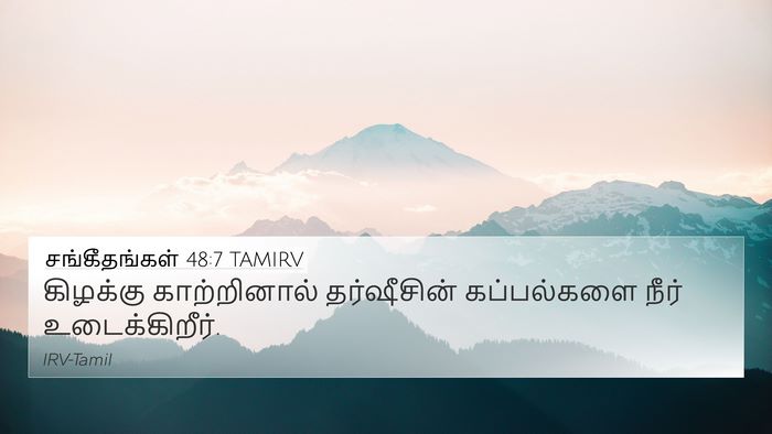 சங்கீதங்கள் 48:7 TAMIRV Bible Verse Image