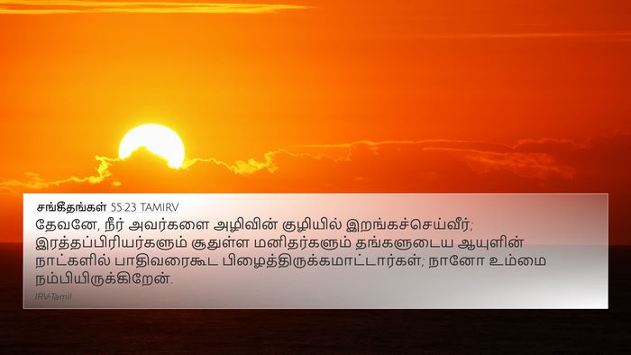 சங்கீதங்கள் 55:23 TAMIRV Bible Verse Image