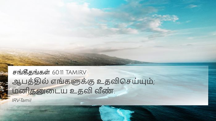 சங்கீதங்கள் 60:11 TAMIRV Bible Verse Image