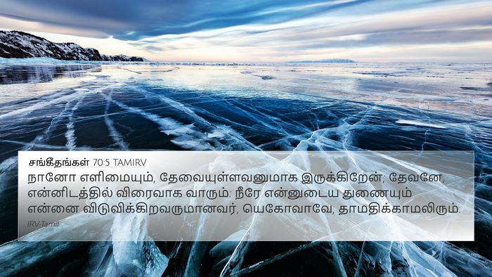 சங்கீதங்கள் 70:5 TAMIRV Bible Verse Image