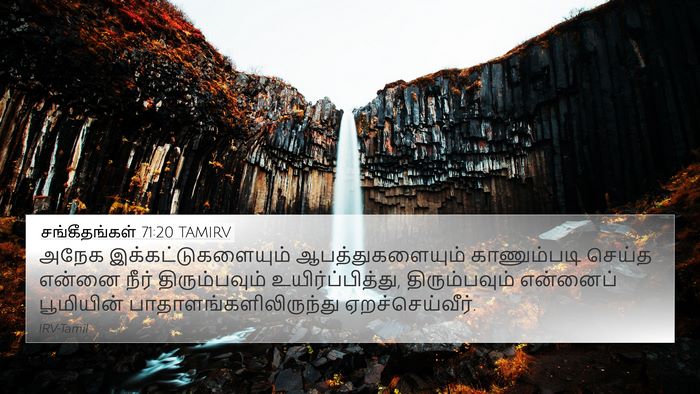 சங்கீதங்கள் 71:20 TAMIRV Bible Verse Image