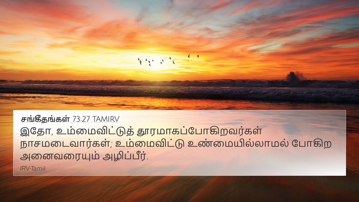 சங்கீதங்கள் 73:27 TAMIRV Bible Verse Image