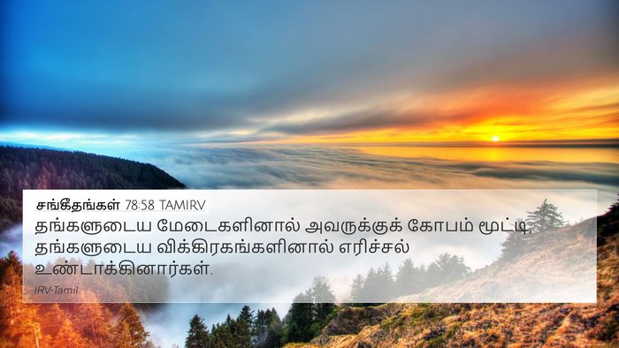 சங்கீதங்கள் 78:58 TAMIRV Bible Verse Image