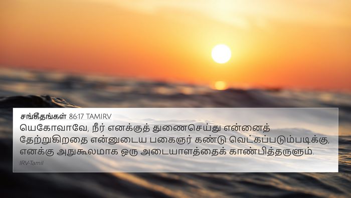 சங்கீதங்கள் 86:17 TAMIRV Bible Verse Image