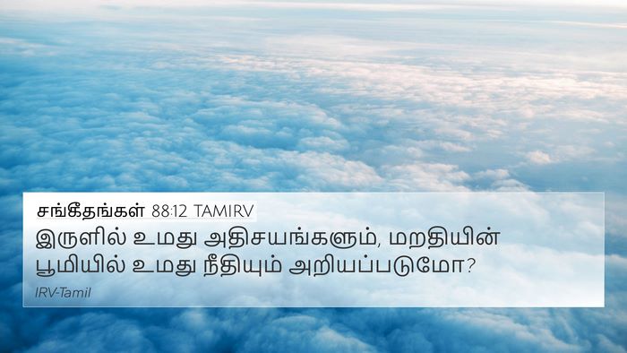 சங்கீதங்கள் 88:12 TAMIRV Bible Verse Image