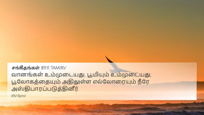 சங்கீதங்கள் 89:11 TAMIRV Bible Verse Image