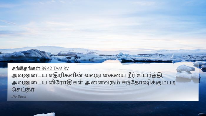 சங்கீதங்கள் 89:42 TAMIRV Bible Verse Image