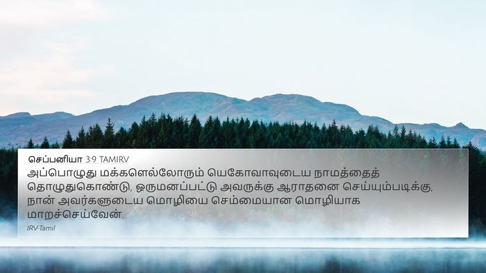 செப்பனியா 3:9 TAMIRV Bible Verse Image