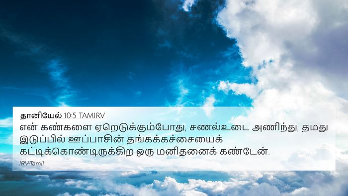 தானியேல் 10:5 TAMIRV Bible Verse Image