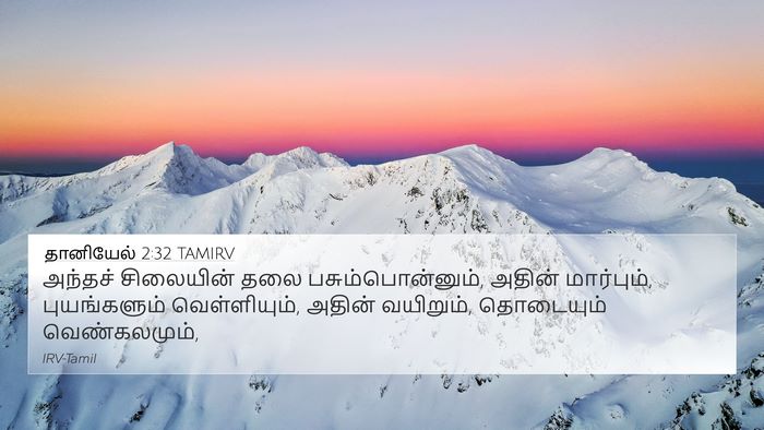 தானியேல் 2:32 TAMIRV Bible Verse Image