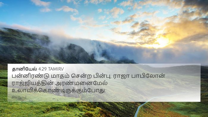 தானியேல் 4:29 TAMIRV Bible Verse Image