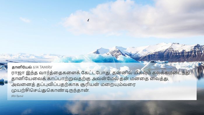 தானியேல் 6:14 TAMIRV Bible Verse Image