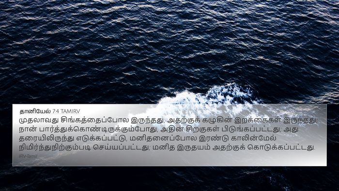 தானியேல் 7:4 TAMIRV Bible Verse Image