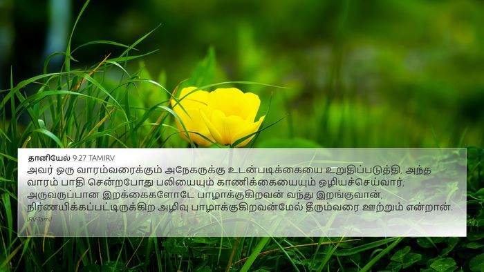 தானியேல் 9:27 TAMIRV Bible Verse Image