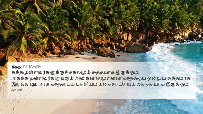 தீத்து 1:15 TAMIRV Bible Verse Image