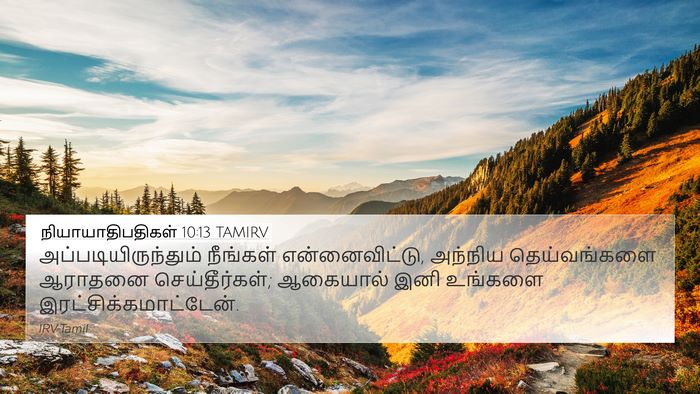 நியாயாதிபதிகள் 10:13 TAMIRV Bible Verse Image