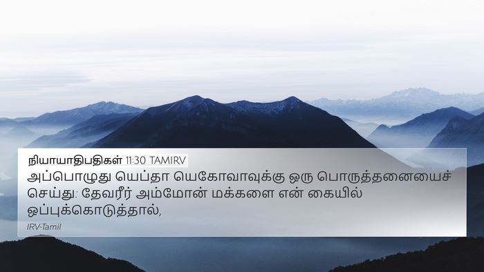 நியாயாதிபதிகள் 11:30 TAMIRV Bible Verse Image