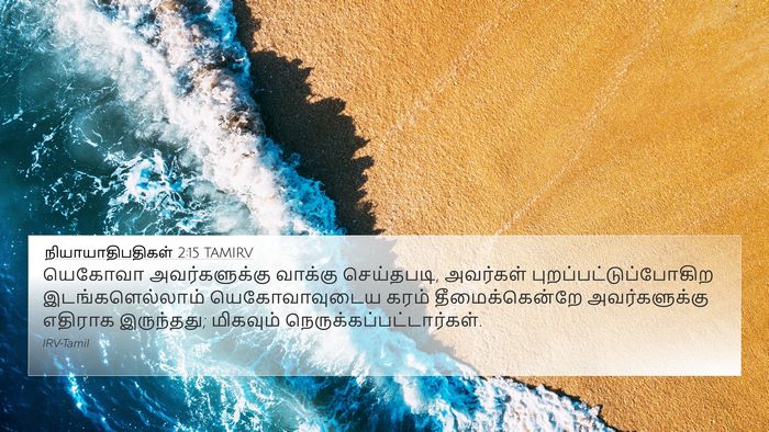 நியாயாதிபதிகள் 2:15 TAMIRV Bible Verse Image