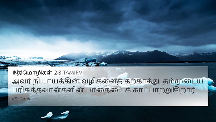 நீதிமொழிகள் 2:8 TAMIRV Bible Verse Image