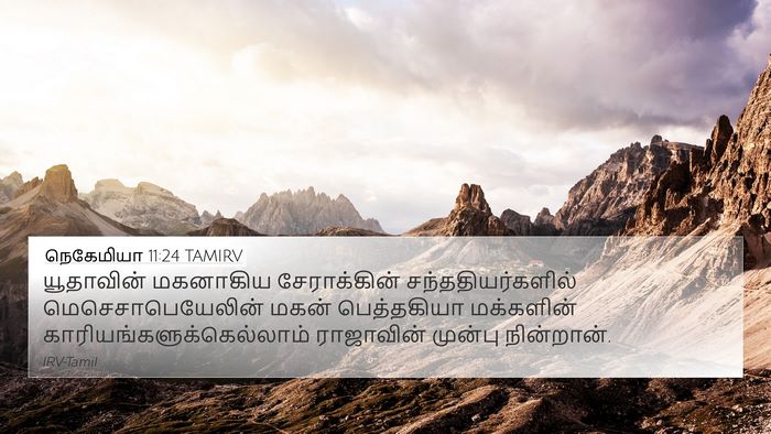 நெகேமியா 11:24 TAMIRV Bible Verse Image