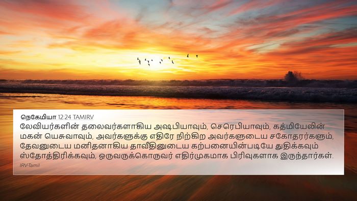 நெகேமியா 12:24 TAMIRV Bible Verse Image