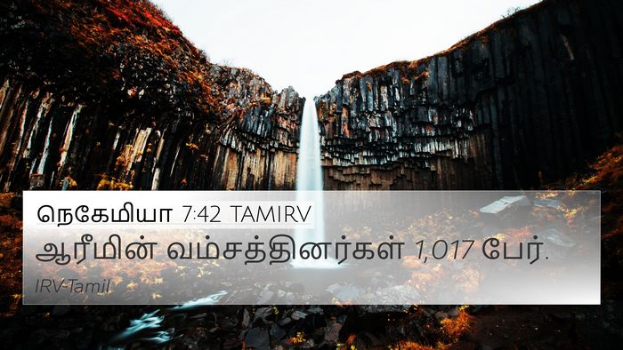 நெகேமியா 7:42 TAMIRV Bible Verse Image