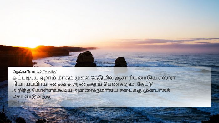 நெகேமியா 8:2 TAMIRV Bible Verse Image