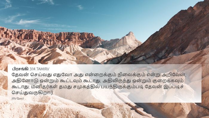 பிரசங்கி 3:14 TAMIRV Bible Verse Image
