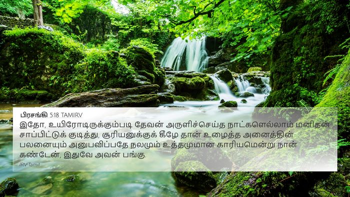 பிரசங்கி 5:18 TAMIRV Bible Verse Image
