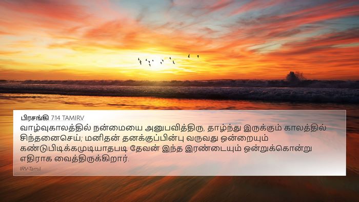 பிரசங்கி 7:14 TAMIRV Bible Verse Image