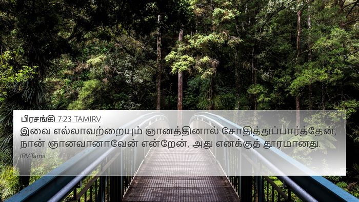 பிரசங்கி 7:23 TAMIRV Bible Verse Image