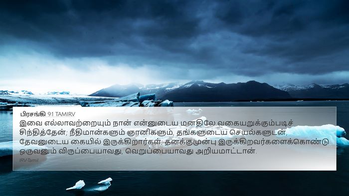 பிரசங்கி 9:1 TAMIRV Bible Verse Image