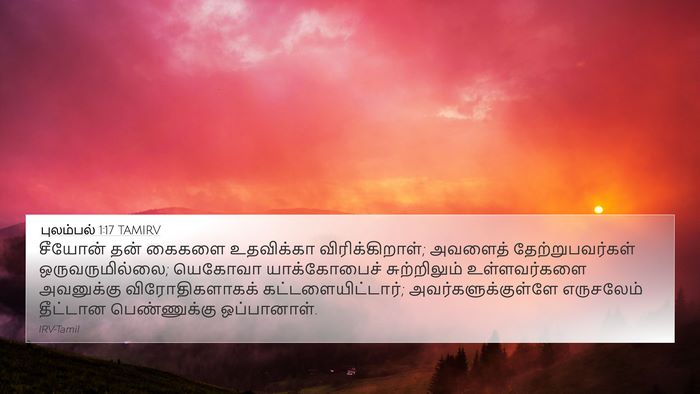 புலம்பல் 1:17 TAMIRV Bible Verse Image