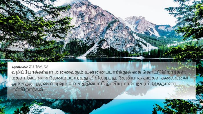 புலம்பல் 2:15 TAMIRV Bible Verse Image