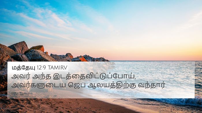 மத்தேயு 12:9 TAMIRV Bible Verse Image