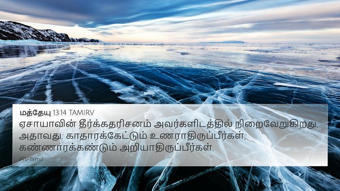 மத்தேயு 13:14 TAMIRV Bible Verse Image