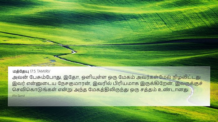 மத்தேயு 17:5 TAMIRV Bible Verse Image