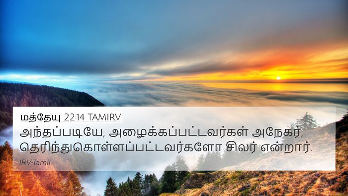 மத்தேயு 22:14 TAMIRV Bible Verse Image