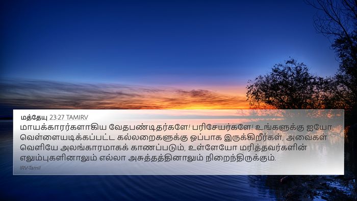 மத்தேயு 23:27 TAMIRV Bible Verse Image